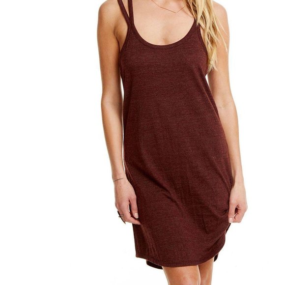 NWT CHASER Triblend Jersey Strappy XBack Dress, M - Picture 5 of 6